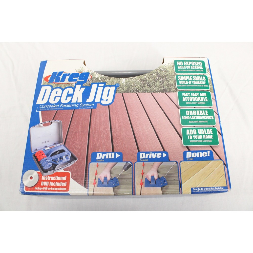 Kreg Deck Jig Concealed Fastening System Tool Kit With Instructional Video New